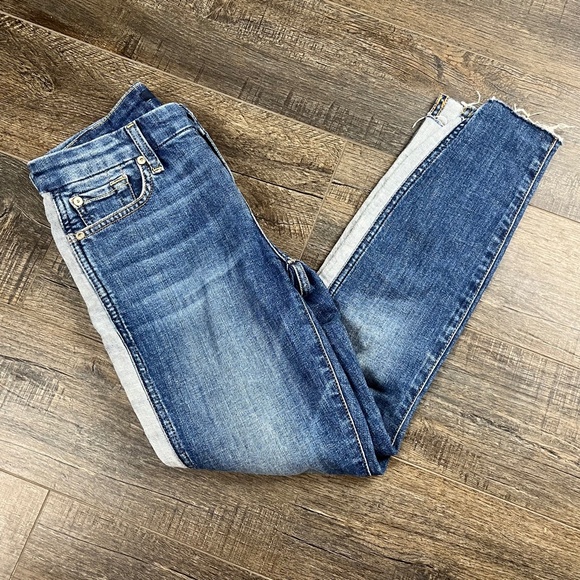 7 For All Mankind Blue Jeans Pants Denim ((size 24)) - Picture 4 of 8